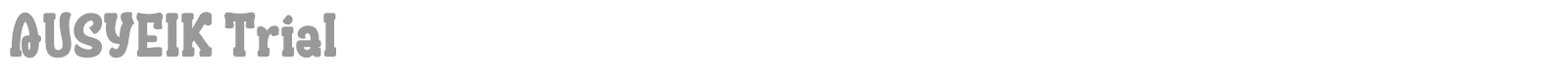 Ausyeik font preview